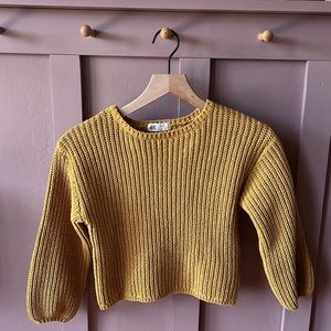 H&M mustard sweater